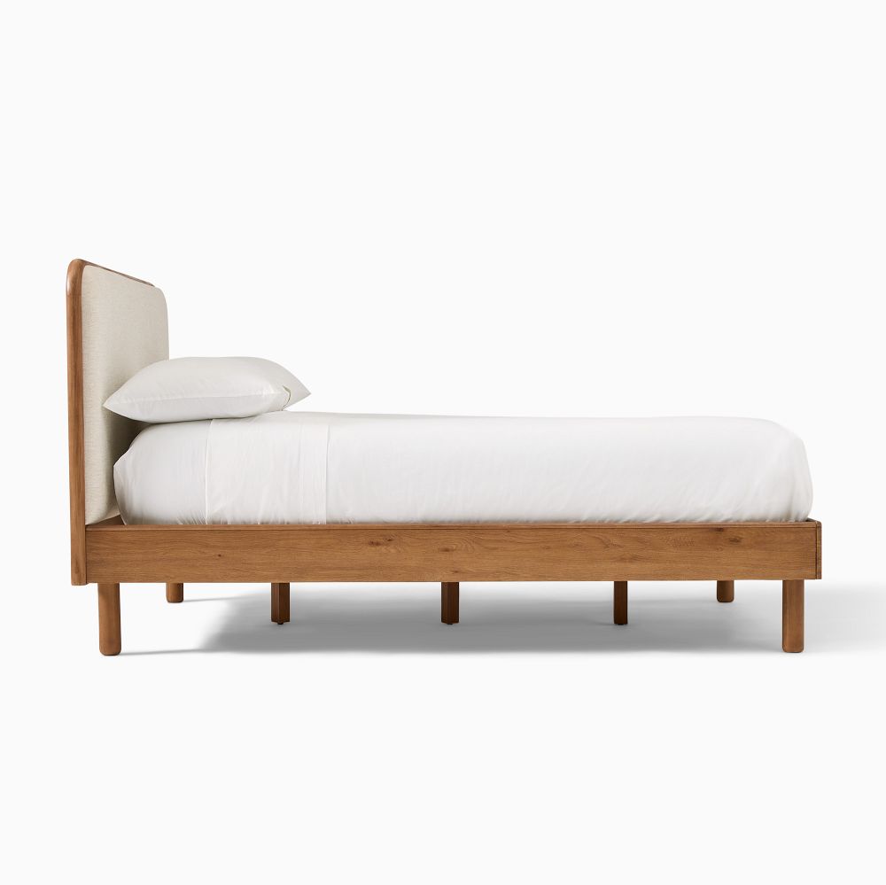 Miles Wood Upholstered Bed